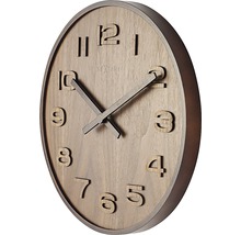 Horloge murale Wood Wood Medium bois marron Ø 35 cm