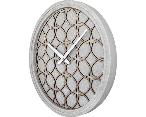 Horloge murale ronde avec motif