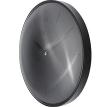Wanduhr Glamour Metall schwarz Ø 40 cm