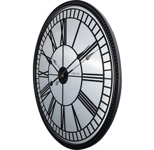 Wanduhr Cleopatra Mirror Glas schwarz Ø 56 cm