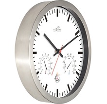 Wanduhr mit integriertem Thermometer und Hygrometer