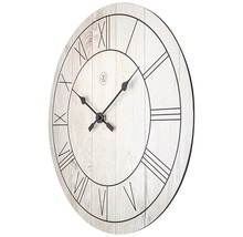 Horloge murale Paul bois blanc Ø 40 cm