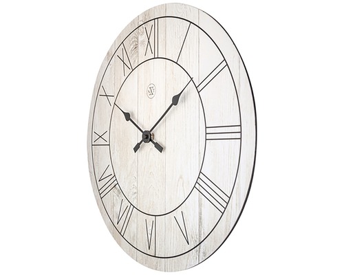Runde Wanduhr mit römischen Ziffern