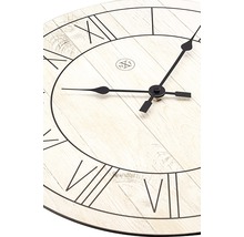 Horloge murale Paul bois blanc Ø 40 cm