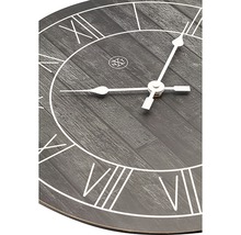 Horloge murale Paul bois noir Ø 40 cm