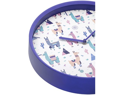 Horloge murale avec motif lama