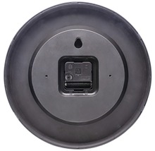 Horloge murale Grace plastique noir Ø 30 cm