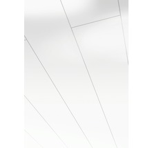 Lambris blanc arctique à haute brillance blanc 10x182x1.280 mm