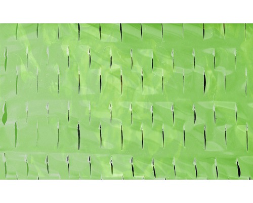 Gros plan d''une plaque perforée verte.