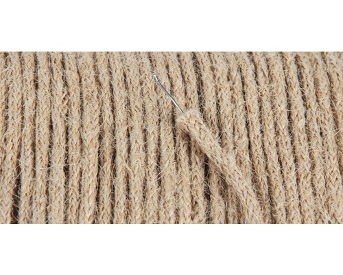 Nahaufnahme von Juteseil auf einer Spule