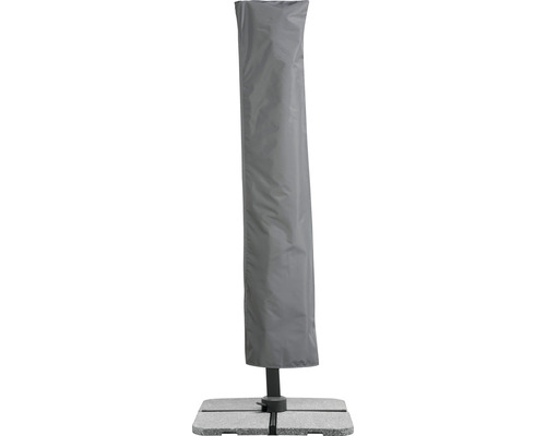 Schutzhülle für Sonnenschirm auf einem Sockel