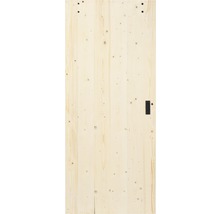 Schiebetür-Komplettset Barn Door Vintage natur MidBar Speichen 95x215 cm inkl. Türblatt,Schiebetürbeschlag,Abstandshalter 40 mm und Griff-Set-thumb-2