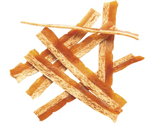 Pile de friandises à mâcher pour chiens en forme de bâtonnets