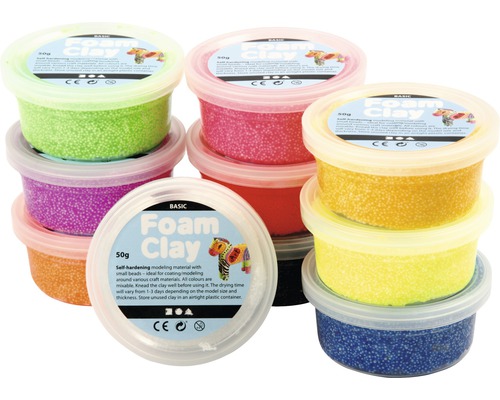 Foam Clay® Sortiment 1, 10x35 g