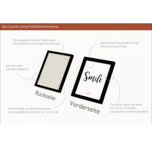 Bilderrahmen mit Aufhängung, Vorder- und Rückseite