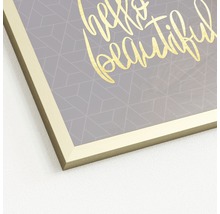 Gerahmtes Bild Beautiful & Gold VI 28x28 cm