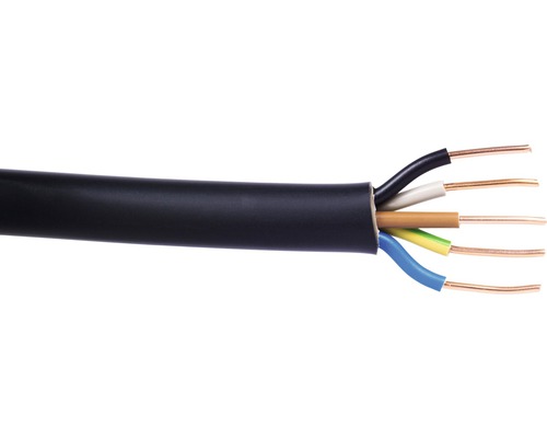 Elektrokabel mit fünf Adern