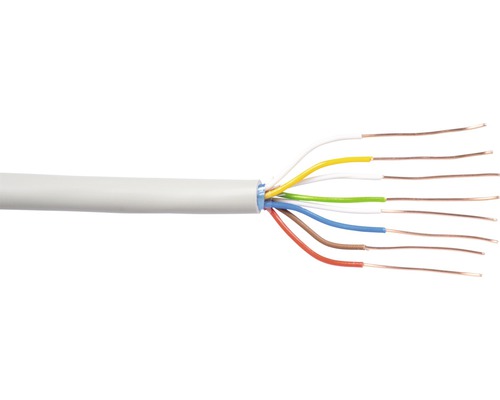 Ligne téléphonique JY(ST)Y 4x2x0,8 mm 100 m Câble d'installation avec plusieurs conducteurs de couleur