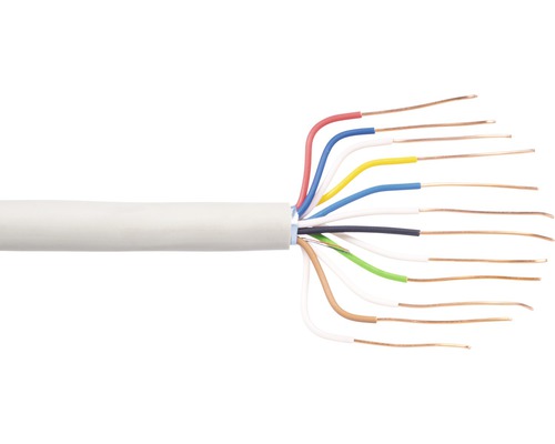 Mehradriges Elektrokabel mit freiliegenden Adern
