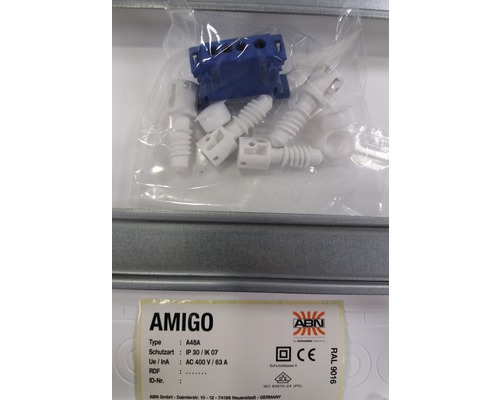 Installationsmaterial in Verpackung