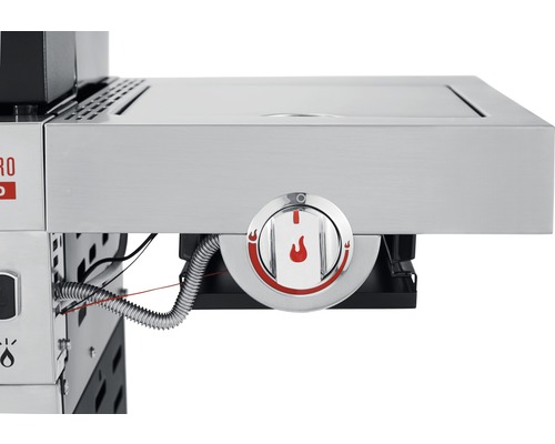 Brûleur latéral d''un barbecue à gaz en acier inoxydable