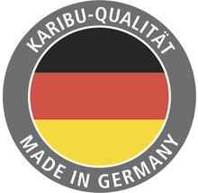 Karibu Qualität Made in Germany Siegel