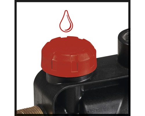 Detail einer Ölkappe an einem Gerät