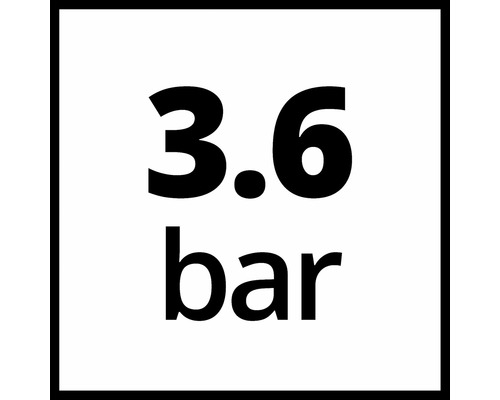 3.6 bar Druckangabe