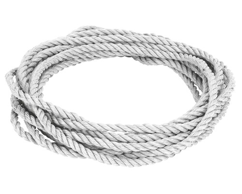 Aufgerolltes Seil aus Kunststoff