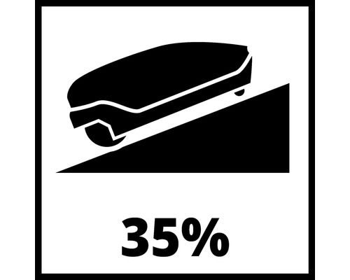Symbole pour pente de 35 pour cent