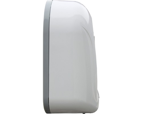 Seitenansicht eines elektronischen Händetrockners