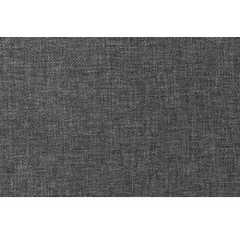 Nahaufnahme eines grauen Stoffbezugs mit Textur