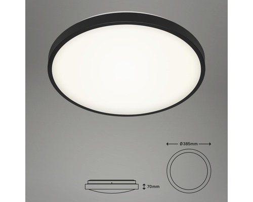 Runde Deckenleuchte mit den Maßen 385 mm Durchmesser und 70 mm Höhe