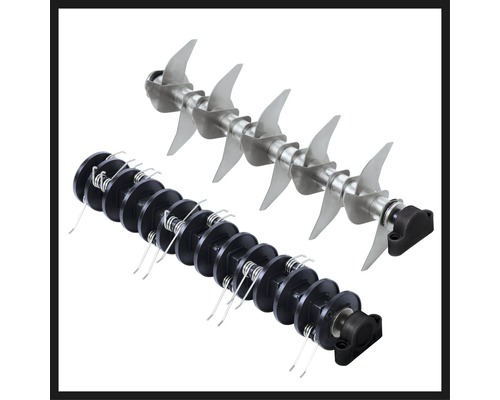 Zwei Rasenlüfterwalzen für Rasenlüfter