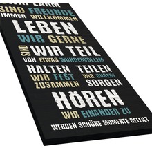 Leinwandbild Geliebt I 27x77 cm