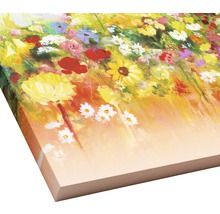 Gemälde mit Blumenmotiv auf Leinwand