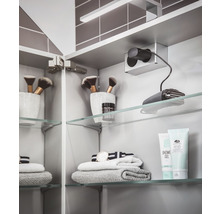 LED Spiegelschrank mee AP 60 cm 1-türig