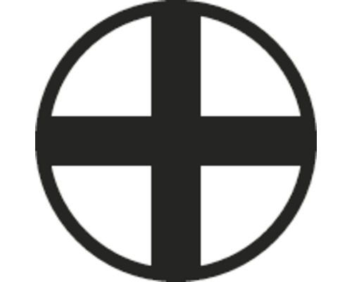 Symbole pour tournevis cruciforme