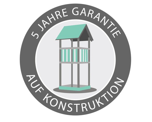 Fünf Jahre Garantie auf die Konstruktion
