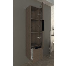 Armoire haute Urban frêne foncé 35 cm x 150 cm