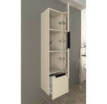 Armoire haute Urban brossé blanc 35 cm x 150 cm