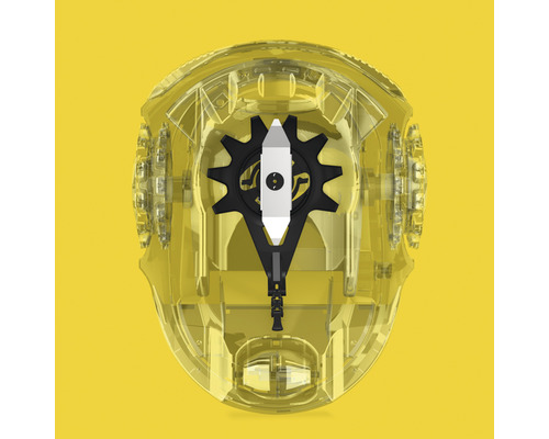 Transparente Computermaus mit mechanischem Innenleben