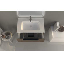Meuble bas sous-vasque Urban frêne foncé 74 cm x 62 cm