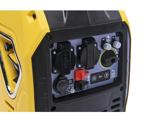 Vue détaillée d''un générateur électrique avec prises