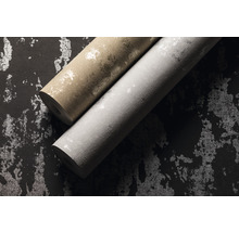Papier peint intissé 67527-HOR Pure & Noble IV Ava Charcoal noir