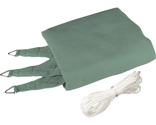 Sonnensegel mit Seil zur Befestigung