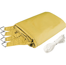 Voile d'ombrage Cannes rectangulaire 4x5m jaune