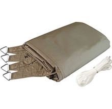 Voile d'ombrage Cannes rectangulaire 3x4m beige