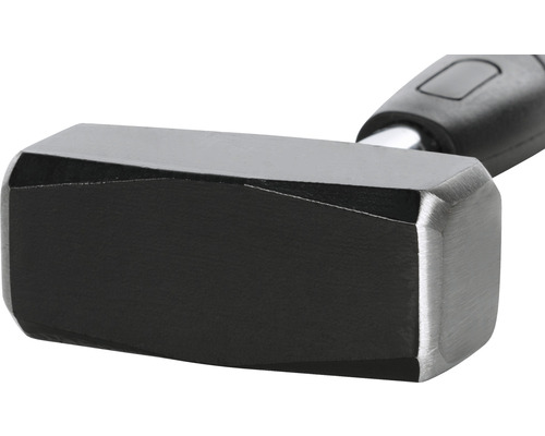 Fäustel mit Stahlkopf und Kunststoffgriff