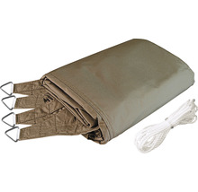 Sonnensegel Cannes Quadrat 5m beige